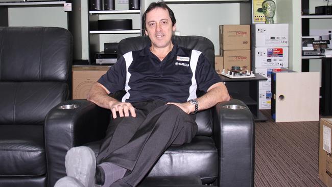 Leading Edge Gladstone Hi Fi owner Carlo Barletta is celebrating 30 years in business, 24 years in Gladstone.