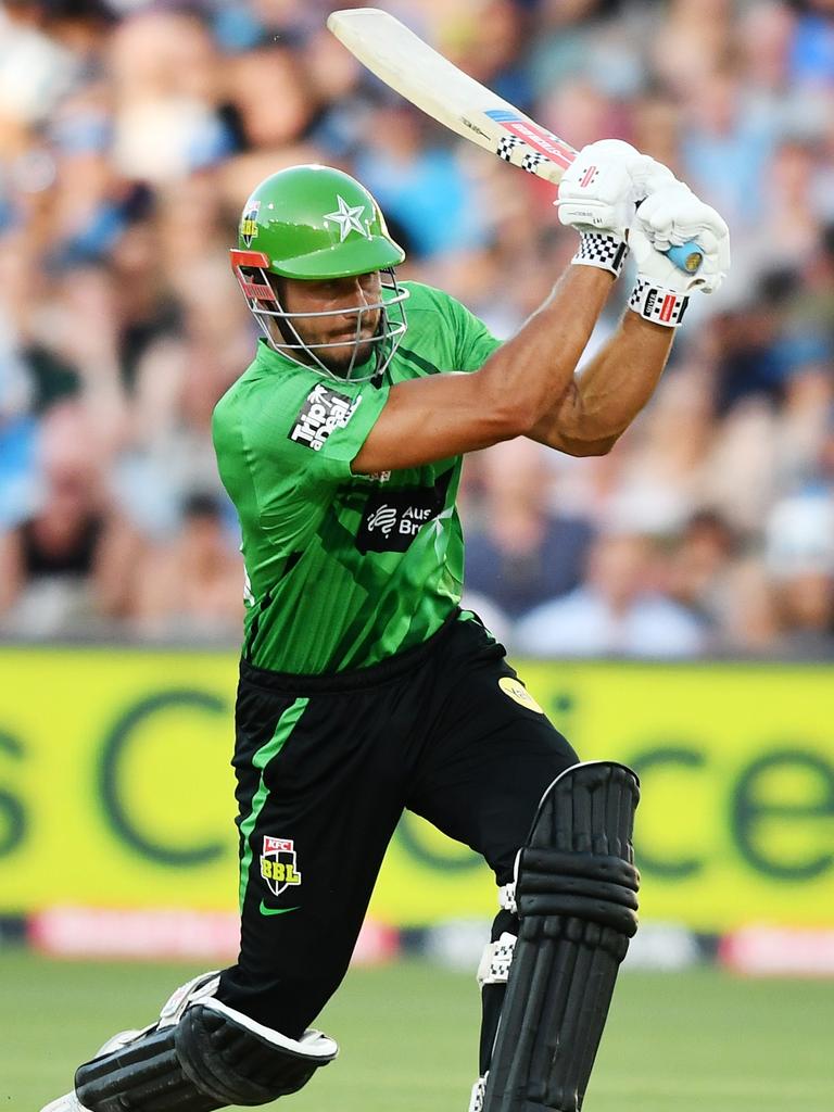 Marcus Stoinis during his matchwinning innings.