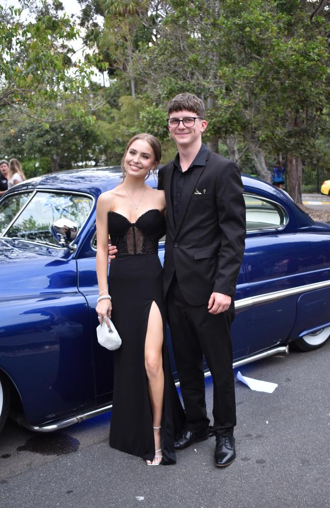 Students at the Meridan State College formal 2024.