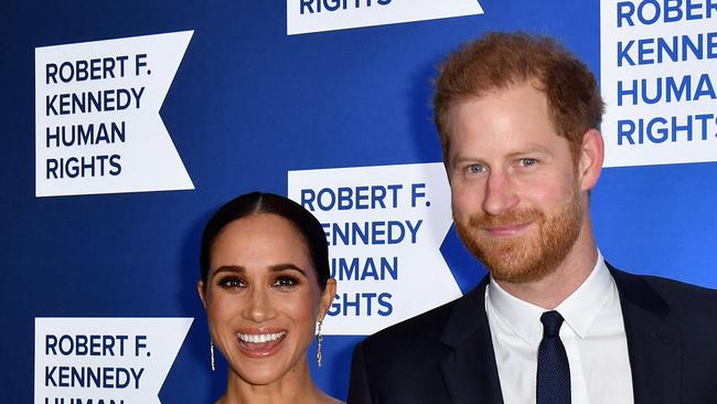 Prince Harry and Meghan Markle. Picture: AFP