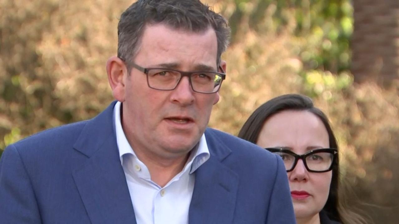 Daniel Andrews announced the decision on Tuesday morning. Picture: Today/Channel 9