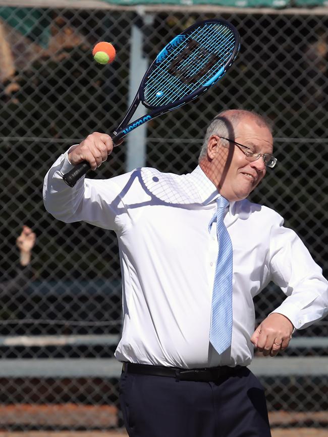 Scott Morrison at Belview Heights near Adelaide. Picture Gary Ramage