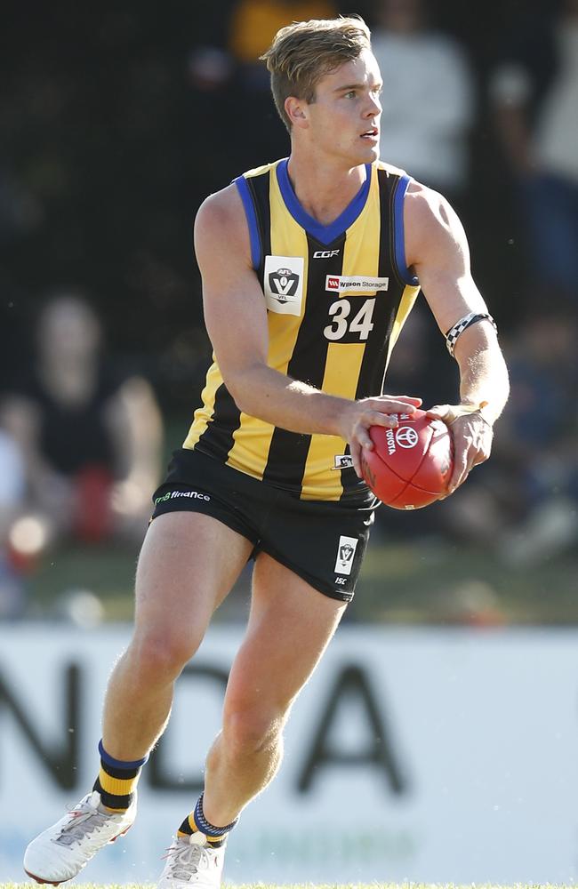 But will the mature-age defender keep his spot? Picture: Darrian Traynor/AFL Photos