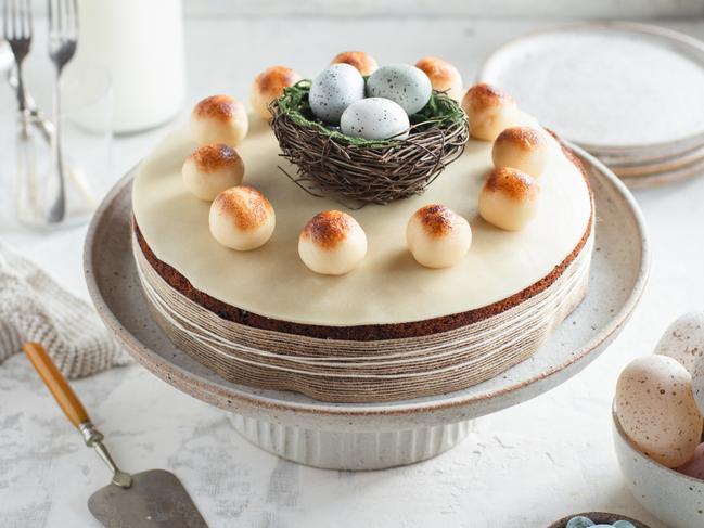 Simnel cake recipe by Alastair McLeod for Brisbane News Easter Edition, Apr 8, 2020. Styling and photography by Miranda Porter. SUPPLIED