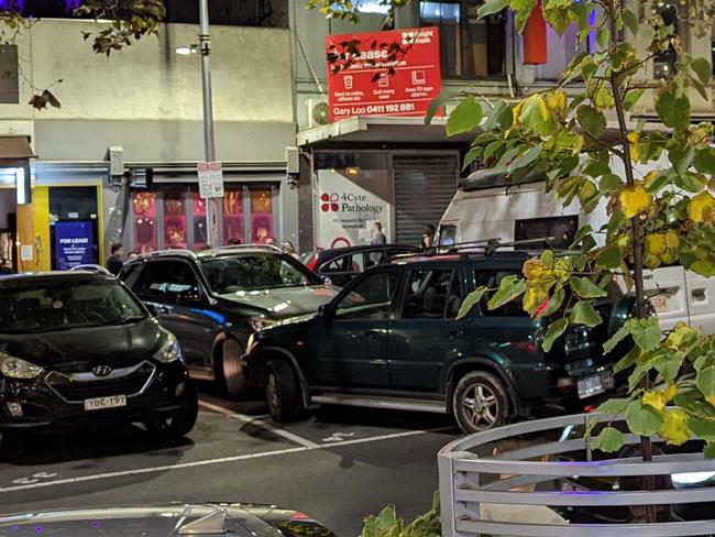 Spectators say the standoff went on for upwards of 45 minutes. Picture: Reddit.