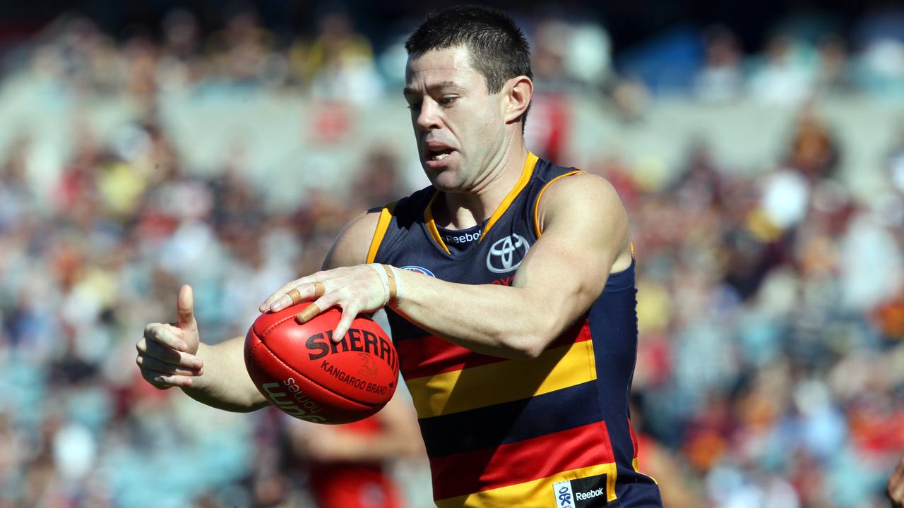 Former Crow Ian Callinan suffered a stroke at age 37.
