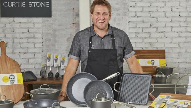 Australian Chef Curtis Stone launches his very own cookware brand: 'Cook with Curtis' at Coles. Picture: Supplied