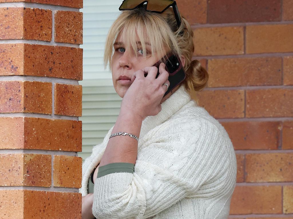 Tanika Bromley at the Gin Gin police station. Picture: Liam Kidston