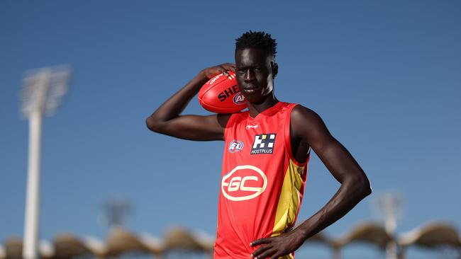 Mac Andrew got four games of AFL experience to end the season. Picture: AFL Photos/Getty Images