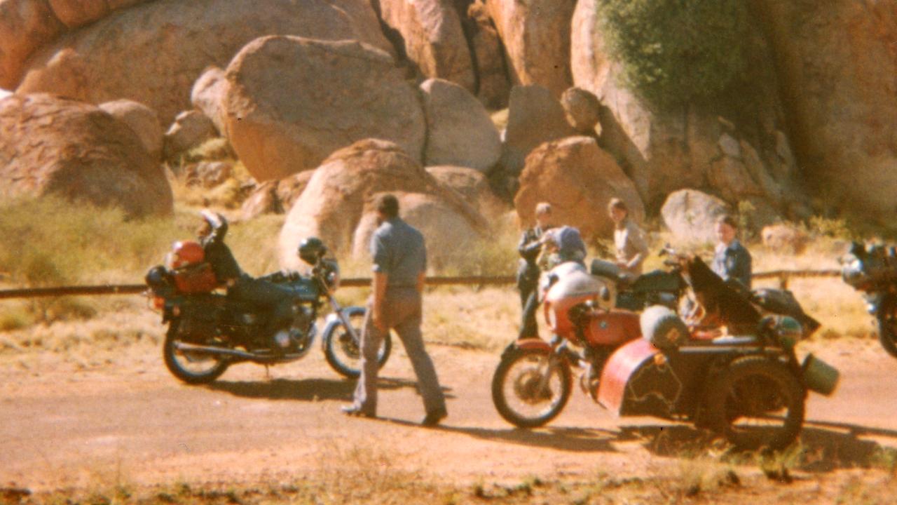 The last known picture of the Spear Creek victims, taken by a tourist when they stopped at Devils Marbles.