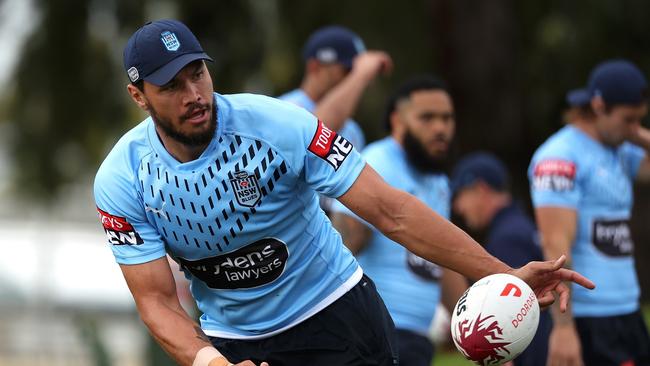 Jordan McLean has been called into the starting line-up, to replace the injured Payne Haas. Picture: Getty Images