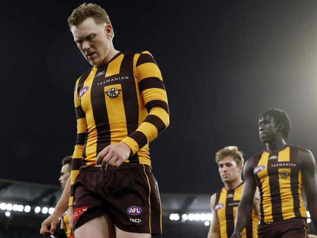 The Hawthorn skipper has had a challenging few weeks. Picture: Michael Klein