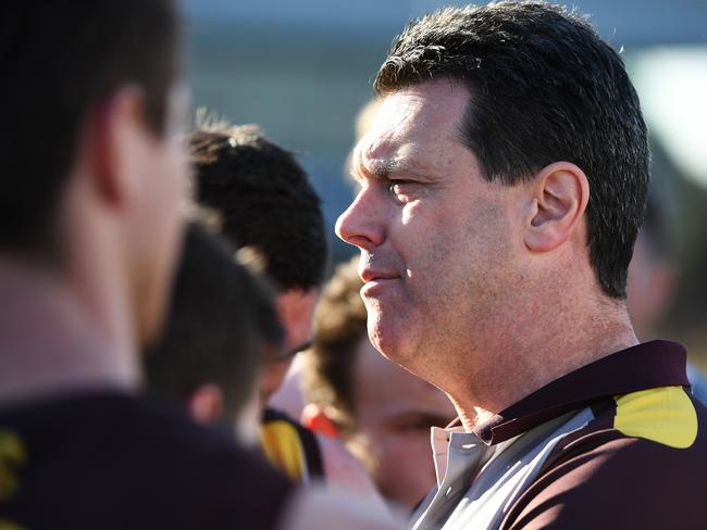 Boronia mentor Matt Clark. Picture: James Ross/AAP