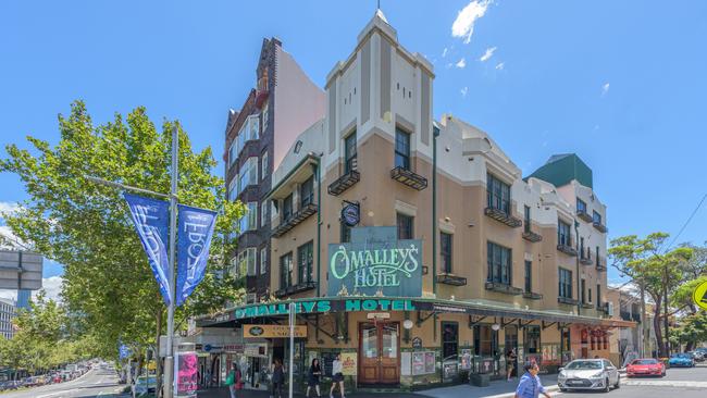 The top floor of the iconic pub has views out over the Sydney CBD, Harbour Bridge and the Opera House.