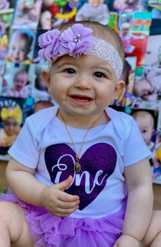 Maytira Cannan celebrated her first birthday on October 16 2021. Picture: Susan Cannan.