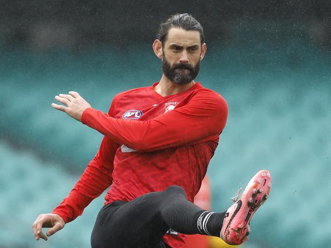 Brodie Grundy during the Sydney Swans training session at the SCG on August 1, 2024. Photo by Phil Hillyard(Image Supplied for Editorial Use only - **NO ON SALES** - Â©Phil Hillyard )