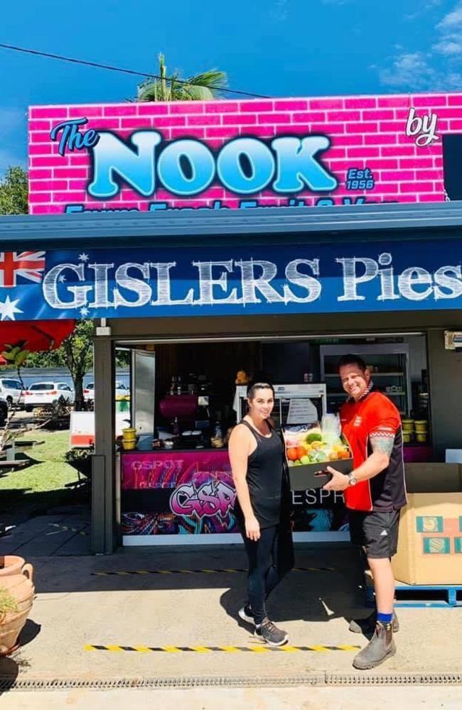 Jon and Jamey Gisler from Gisler Pies. Photo: contributed.