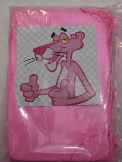 Pink cocaine seized by the AFP. Picture: Australian Federal Police