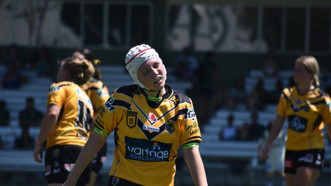 Harvey Norman under 19s game between the Ipswich Jets and Sunshine Coast Falcons. Saturday March 4, 2023. Picture, Nick Tucker.