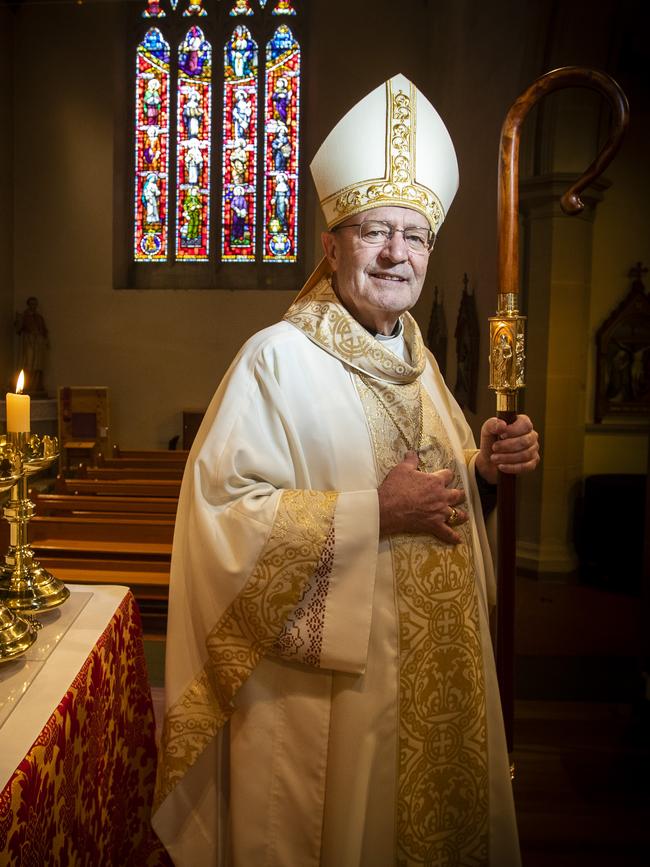 Archbishop Julian Porteous. Picture: LUKE BOWDEN