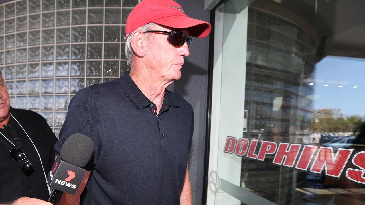 Wayne Bennett at Dolphins Club.Pic Annette Dew