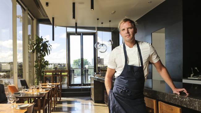 Ryan Squires, restauranteur at Esquire at Eagle Street Pier. Picture: Mark Cranitch