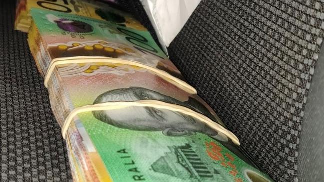 Police also found $11,470 in a vehicle. Picture: SA Police