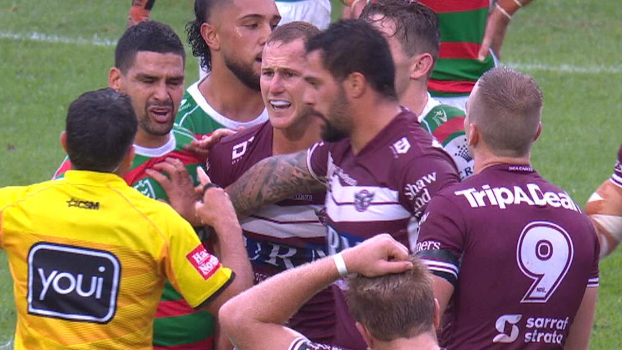 Daly Cherry-Evans is penalised for milking a penalty