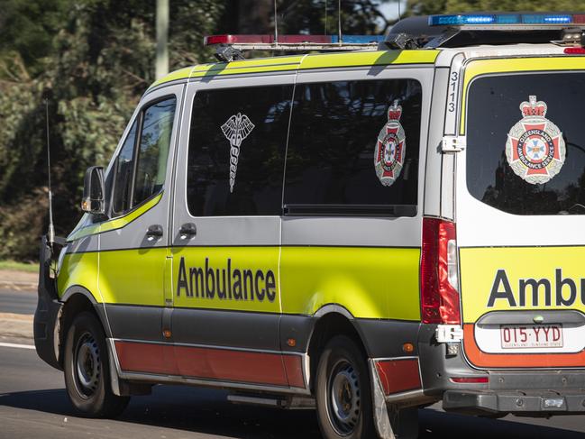 Generic ambulance, QAS, Queensland Ambulance Service, emergency services, Thursday, August 29, 2024. Picture: Kevin Farmer