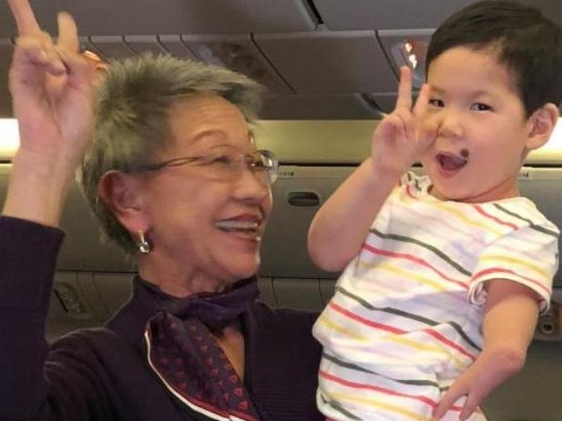 A Delta flight attendant has been praised by the airline for her incredible gesture for a family. Picture: Delta Air Lines