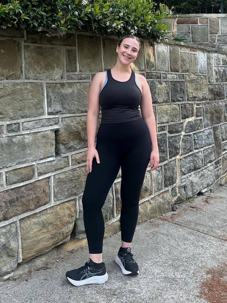 Philippa started with the 0-5km running plan. Picture: news.com.au/Philippa Tonkin.