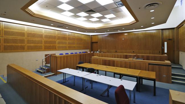 A Coroners Court courtroom. Picture: Sam Ruttyn