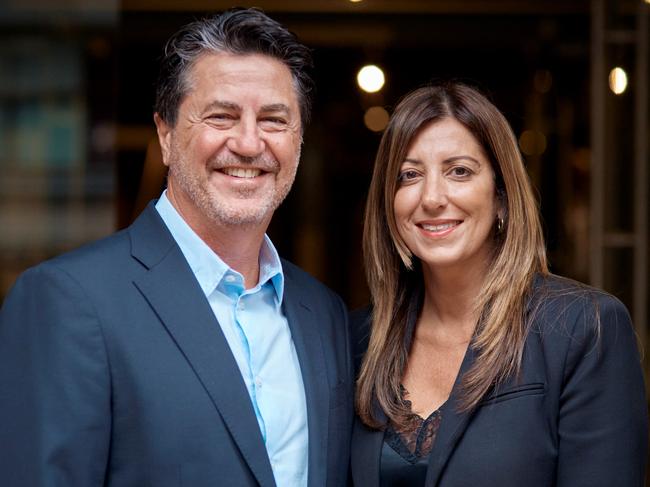 Attivo ANZ executive chairman Anthony Gregoriou and Attivo and Mediahub CEO Sue Squillace.