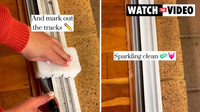 How to clean tracks for sliding doors: Carolina Mccauley shows how to do it  on TikTok