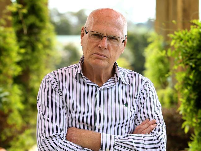 Retired Major General Jim Molan who was a senior officer in the Australian Army at his home in NSW.