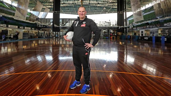 Collingwood Magpies netball coach Rob Wright. Picture: Stuart McEvoy