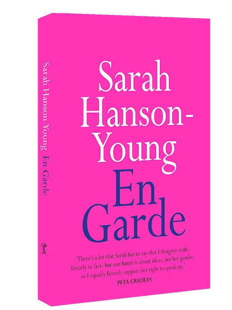 Hanson-Young’s book En Garde is out Monday.