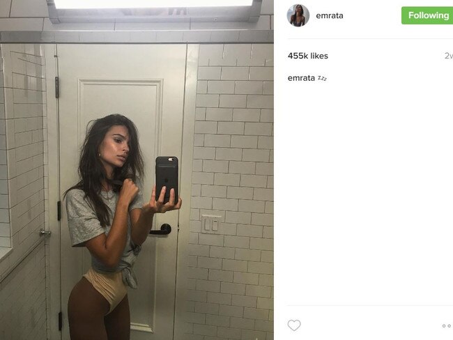 Emily Ratajkowski. Picture: Instagram