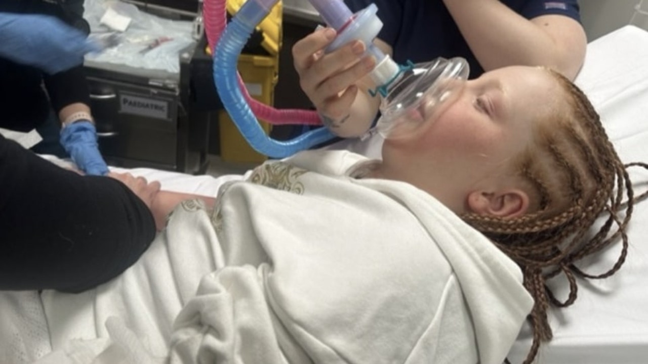Bella's condition was triggered on a family holiday in Fiji when a blister on her foot got infected.