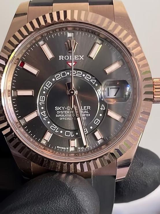 Rolex watches and other expensive jewellery were also seized. Picture: AFP