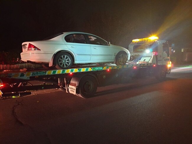 An unlicensed driver had his car impounded in Cranbourne East.