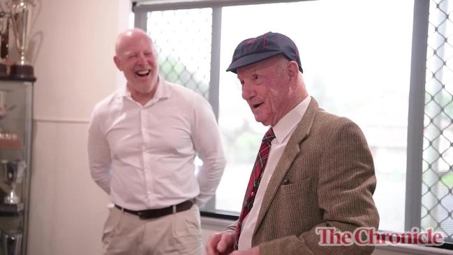 John Raff receives cap