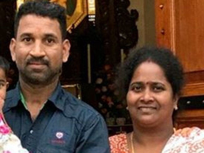 Nadesalingam and Priya have been placed into detention. Pictures: Change.org