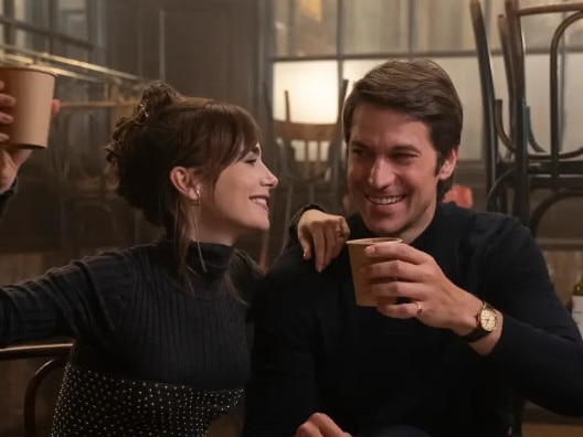 Lily Collins and Lucas Bravo in <i>Emily in Paris</i>. Picture: Netflix