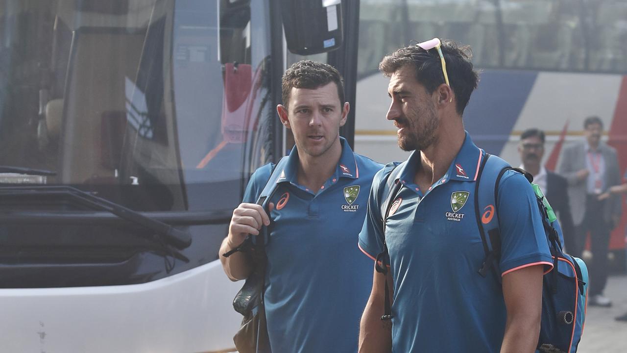 Josh Hazlewood (left) has also been sent home as he deals with an Achilles injury. Picture: Getty Images.