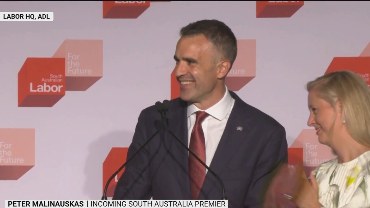 Peter Malinauskas speaks after Labor wins SA state election