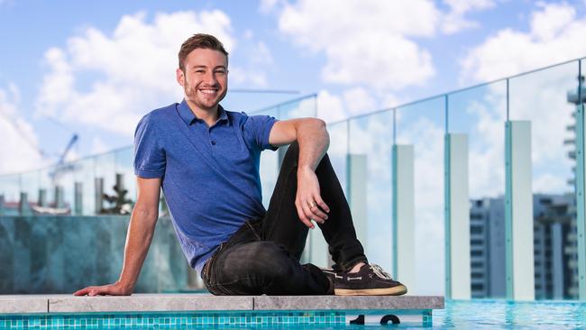 Olympic gold medallist diver Matthew Mitcham. Picture: Nigel Hallett