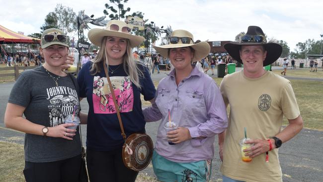 Willow, Remmi, Danielle and Heath at CMC Rocks 2024. Picture: Aaron Goodwin
