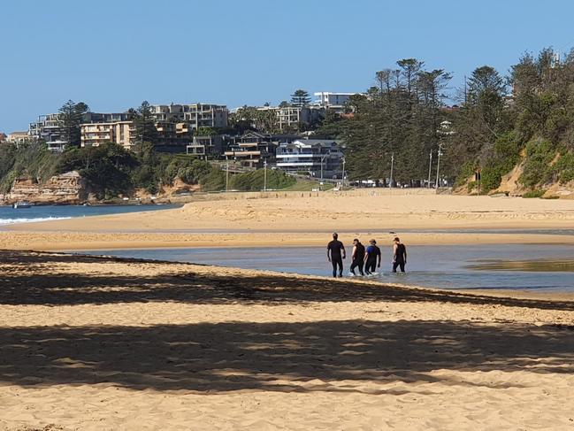 Police search Terrigal lagoon for clues in Devora Howard's death. Picture: Fiona Killman