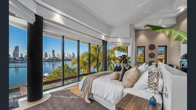 … that has glorious views across the river to the city.